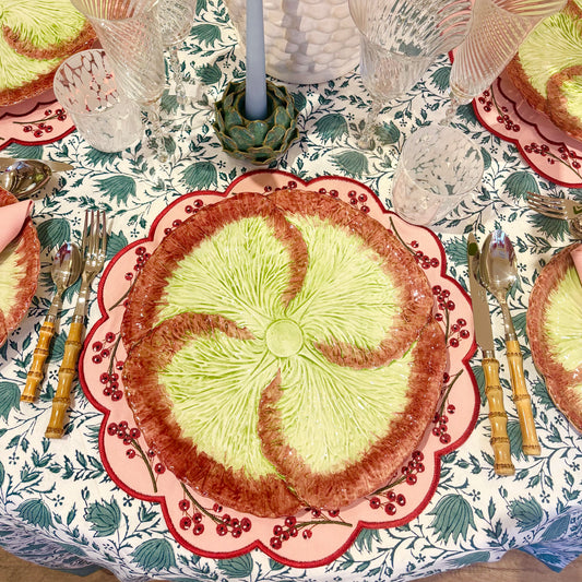 Pink Radicchio Dinner Plate