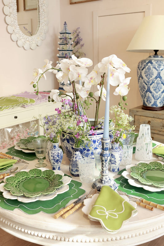 Palm Beach Linen Placemat in Bottle Green