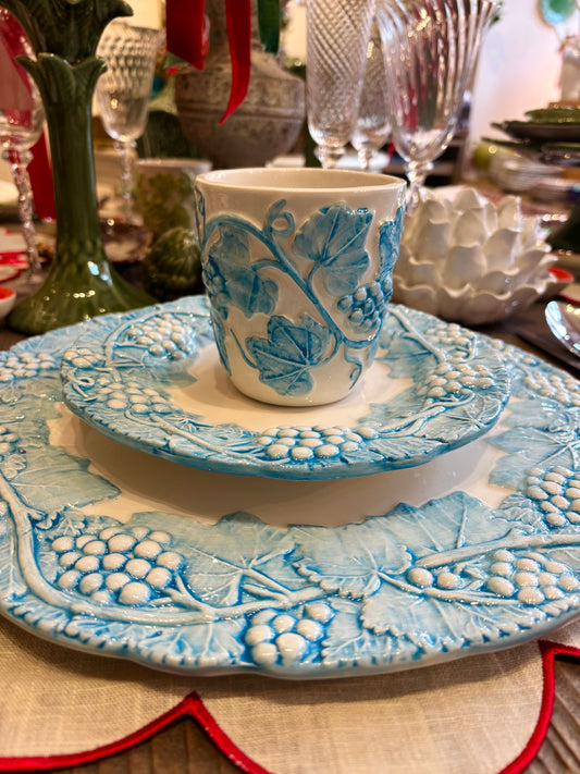 Toscana Blue Grapevine Cup