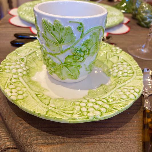 Toscana Green Grapevine Cup