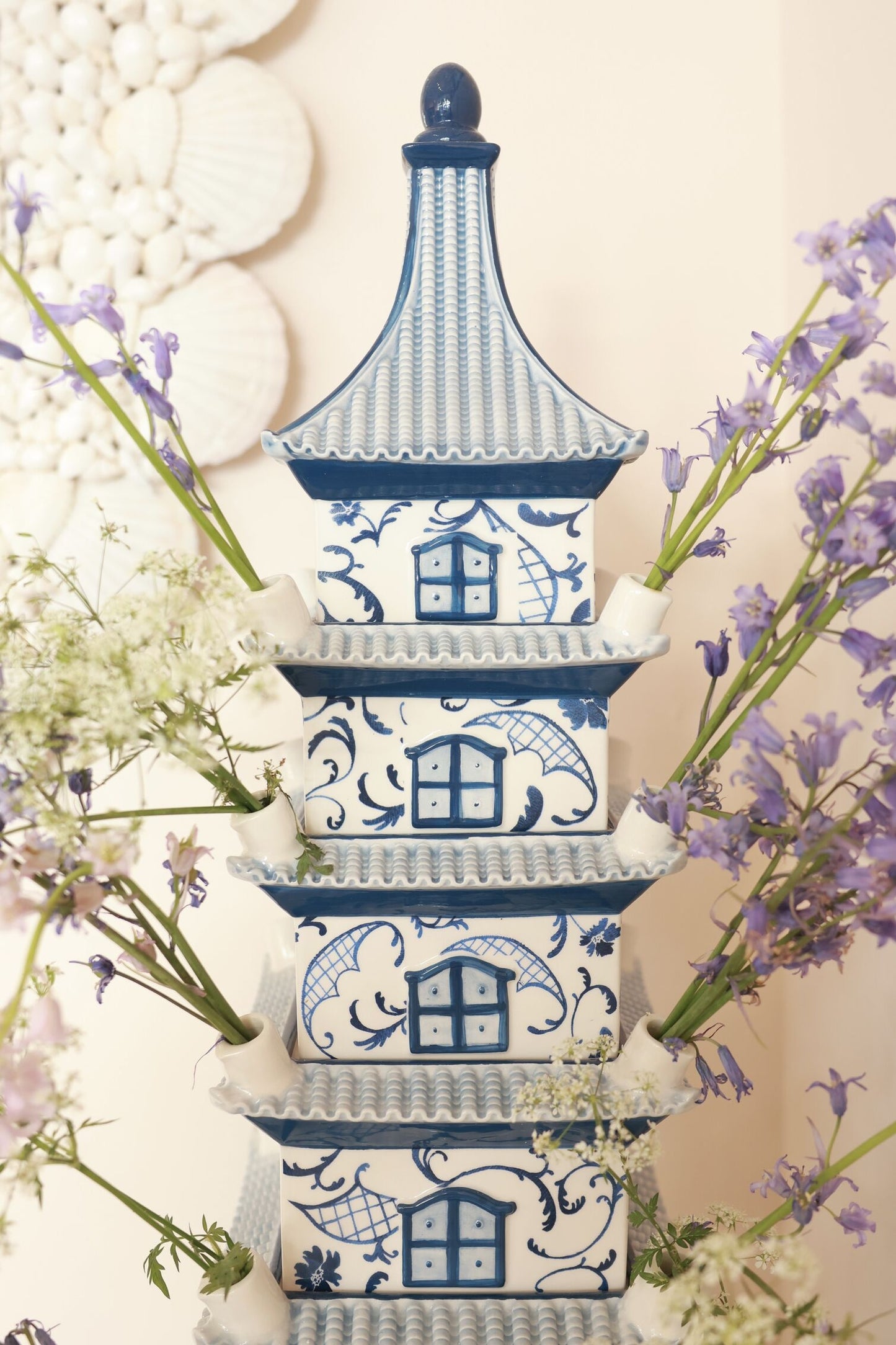 Giant Chinoiserie Tulip Pagoda