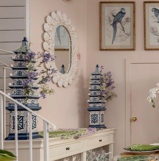 Giant Chinoiserie Tulip Pagoda