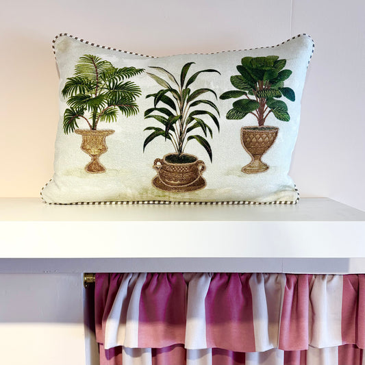 Potted Plant Urn Cushion Cover