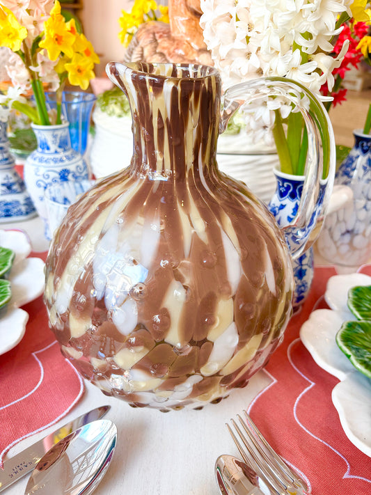 Chocolate Dappled Water Jug