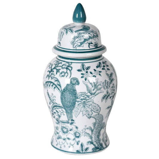 Mint Parrot Ginger Jar (Small)