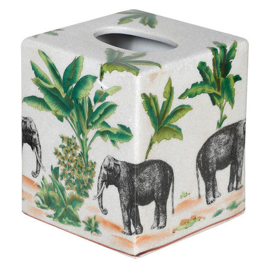 Elephant Safari Tissue Holder