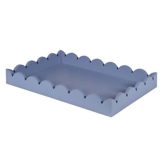 Small Powder Blue Scalloped Tray