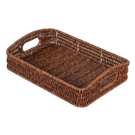 Rattan Style Trays (Set of 3)