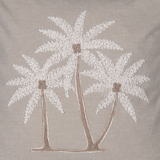 Palm Embroidered Cushion