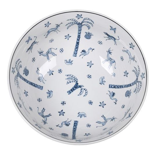 Blue & White Eden Large Bowl