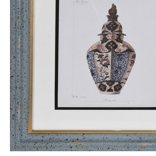 Framed Lidded Jar Pictures (Set of 2)