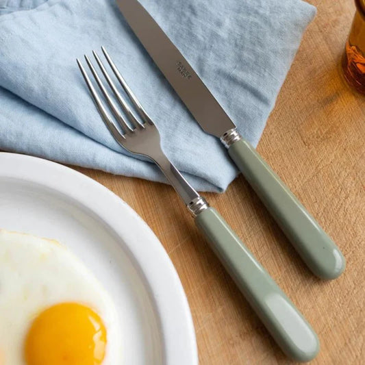 Sabre Sage Green Cutlery Set