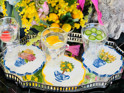 Lemon Tree Cocktail Napkin