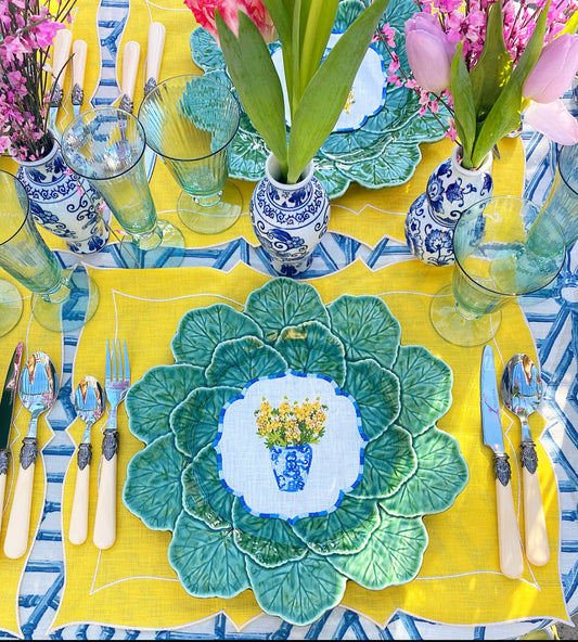 Yellow Mimosa Cocktail Napkin