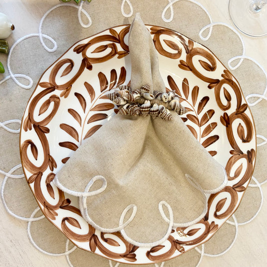 Scalloped Biscuit Dinner Napkin