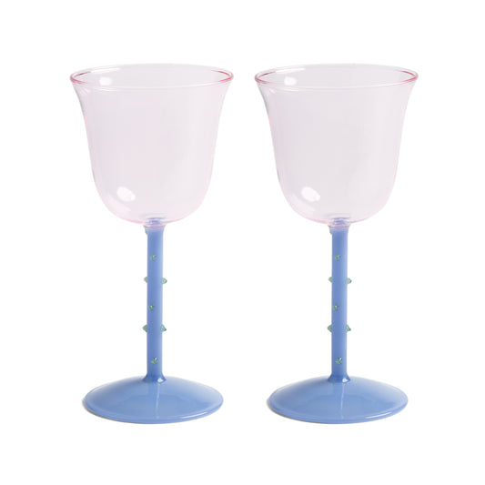 Pink Dot Wine Glass (Set of 2)