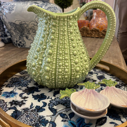 Sea Urchin Water Jug in Sage