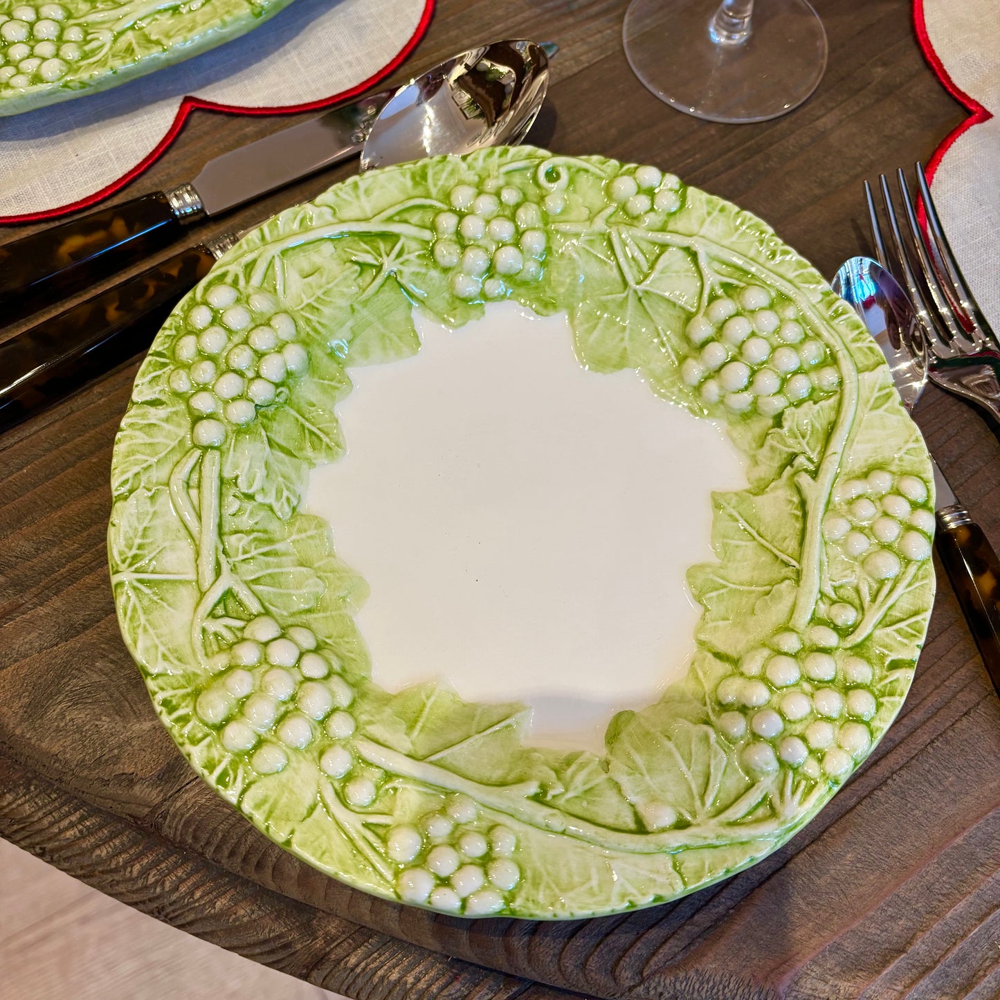 Green Dolce Vita Grape Side Plate