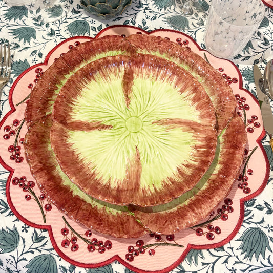 Pink Radicchio Side Plate