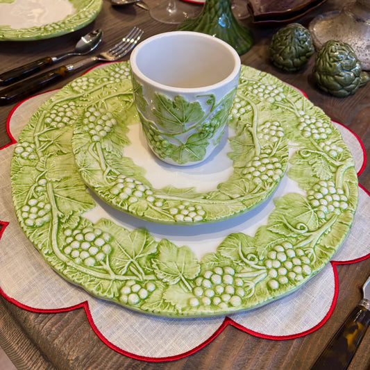 Green Dolce Vita Grape Side Plate