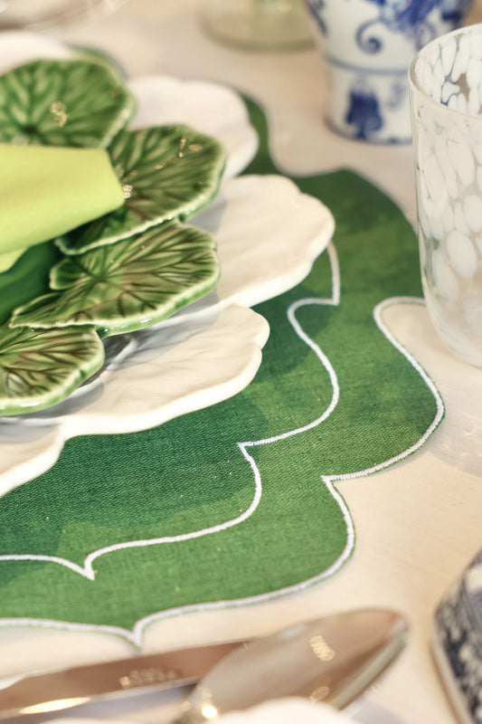 Palm Beach Bottle Green Placemat