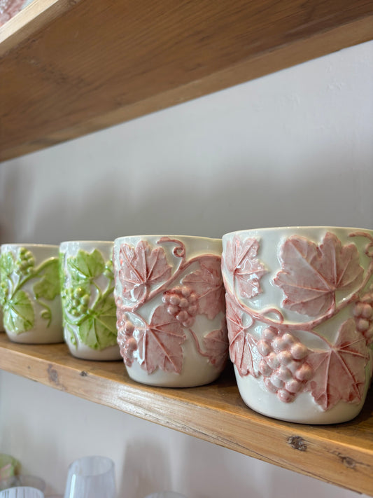 Toscana Pink Grapevine Cup