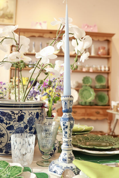 Blue & White Candlesticks (Pair)
