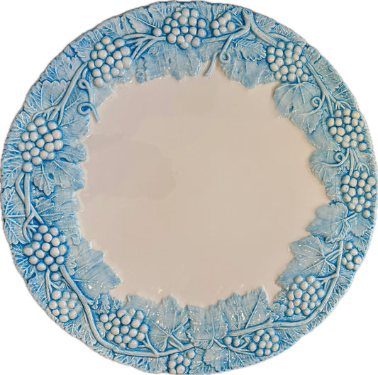 Toscana Blue Grapevine Charger Plate
