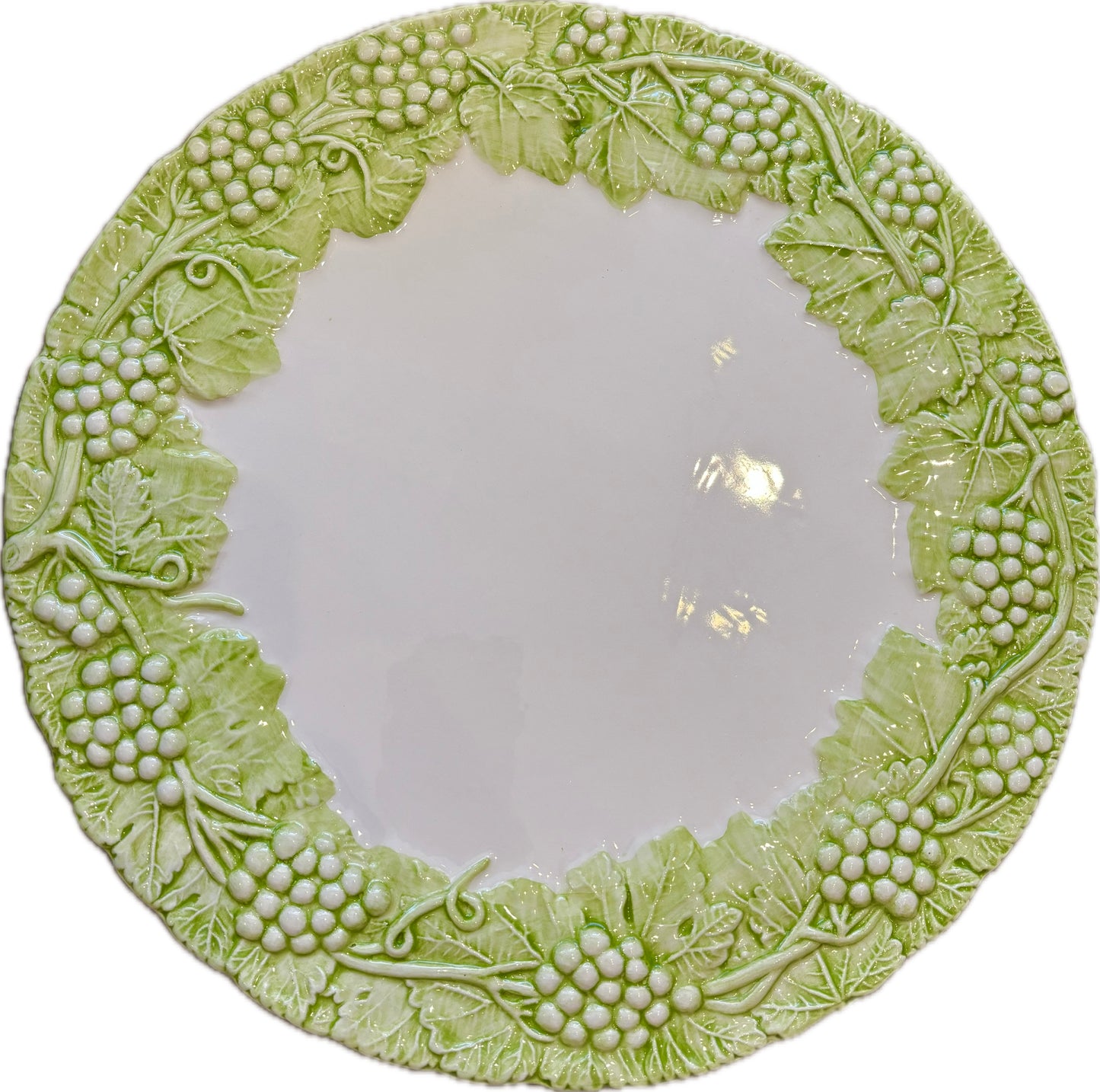 Toscana Green Grapevine Charger Plate
