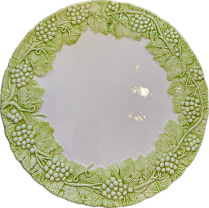 Toscana Green Grapevine Charger Plate
