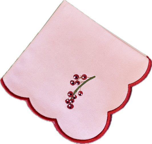 Pink Berry Dinner Napkin