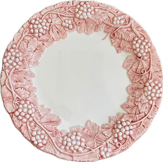 Toscana Pink Grapevine Dinner Plate