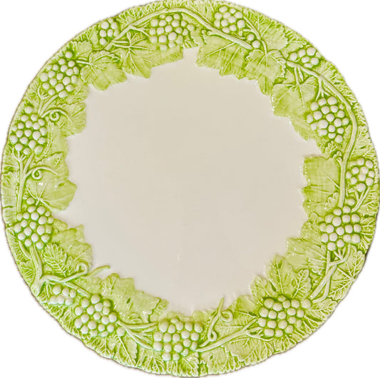 Toscana Green Grapevine Charger Plate