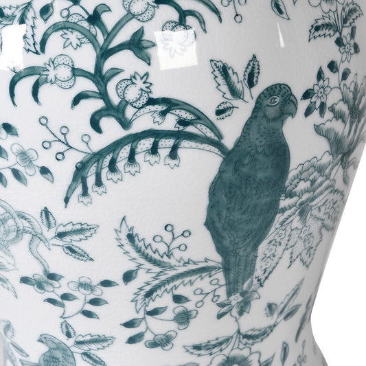 Mint Parrot Ginger Jar (Small)
