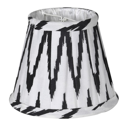Black & White Ikat Mini Shade