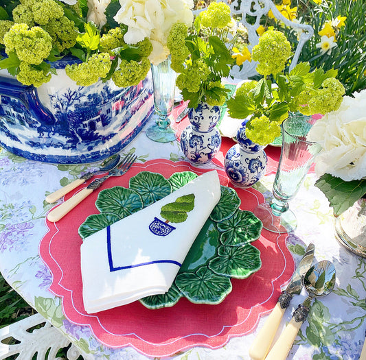 Geranium Leaf Dinner Plate