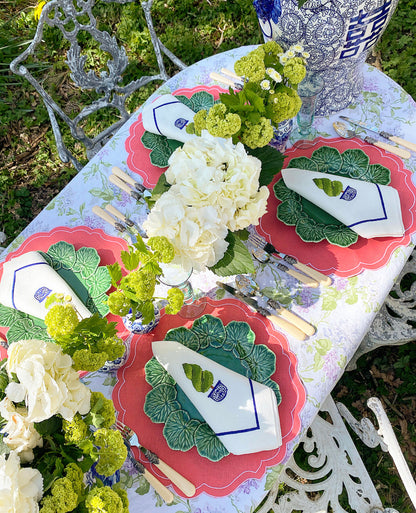 Geranium Leaf Dinner Plate
