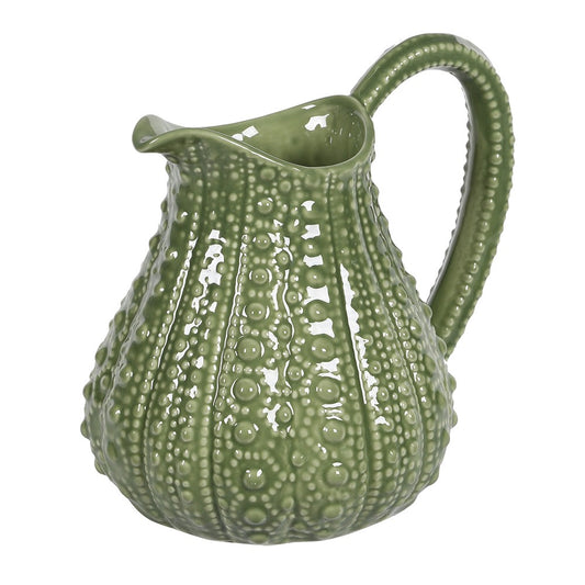 Sea Urchin Water Jug in Sage