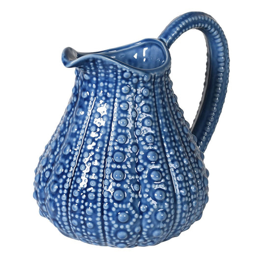 Sea Urchin Water Jug in Sea Blue