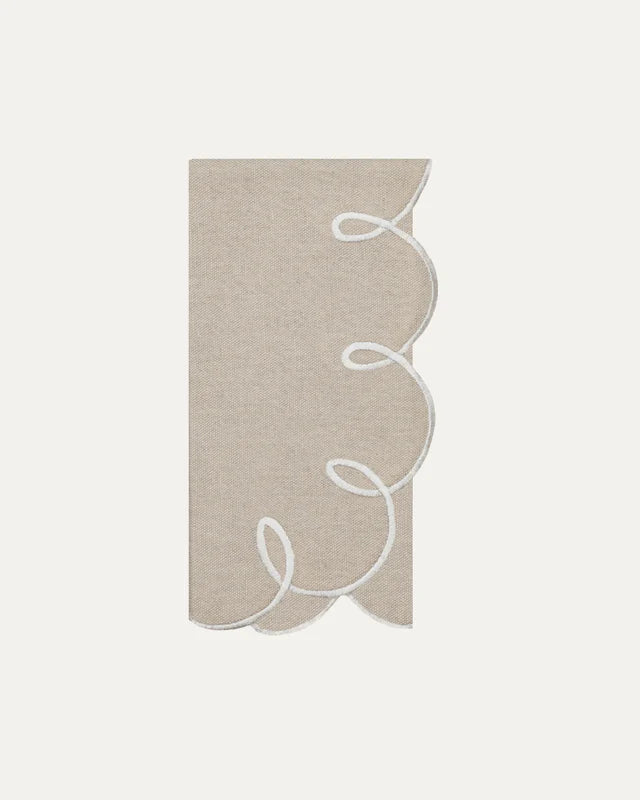 Scalloped Biscuit Dinner Napkin