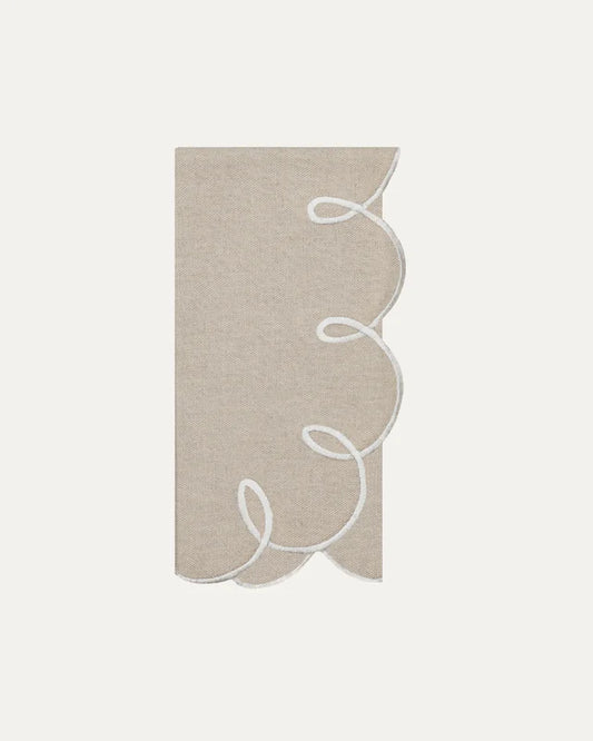 Scalloped Biscuit Dinner Napkin