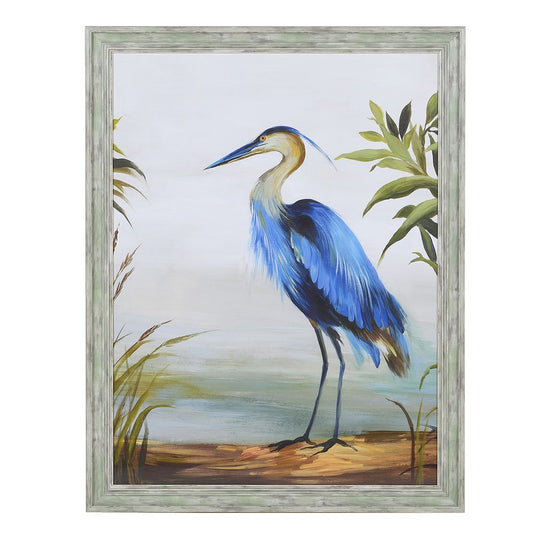 Grand Blue Heron Framed Print