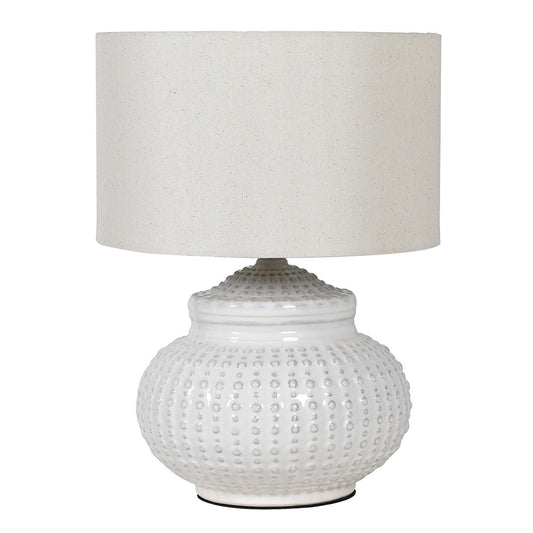 Kingham Dimpled Lamp with Shade