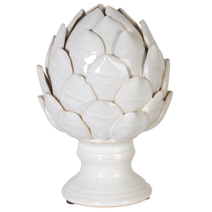Cream Artichoke Ornament