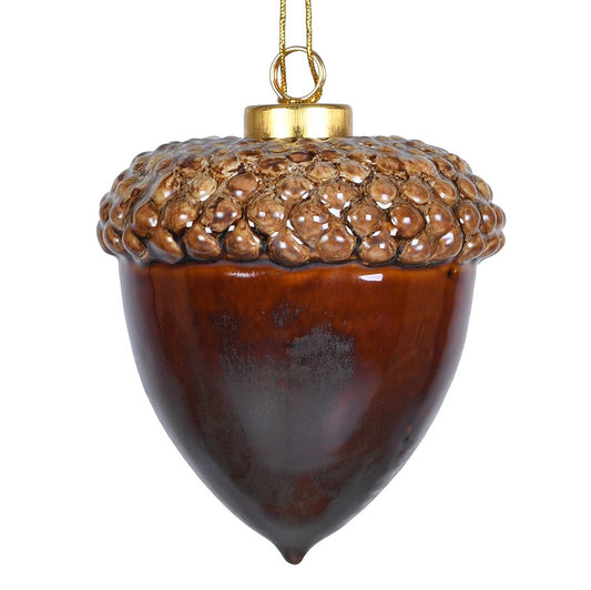 Hanging Acorn Bauble (Set of 4)