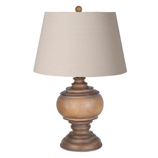 Kingham Oak Table Lamp and Shade