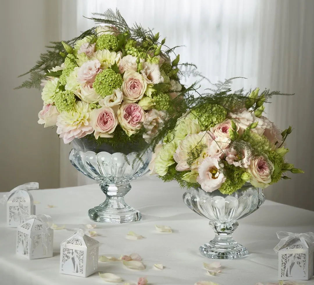 Medium Neoclassical Glass Urn