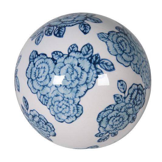 Blue and White Chinoiserie Lin Bu Balls (Set of 4)