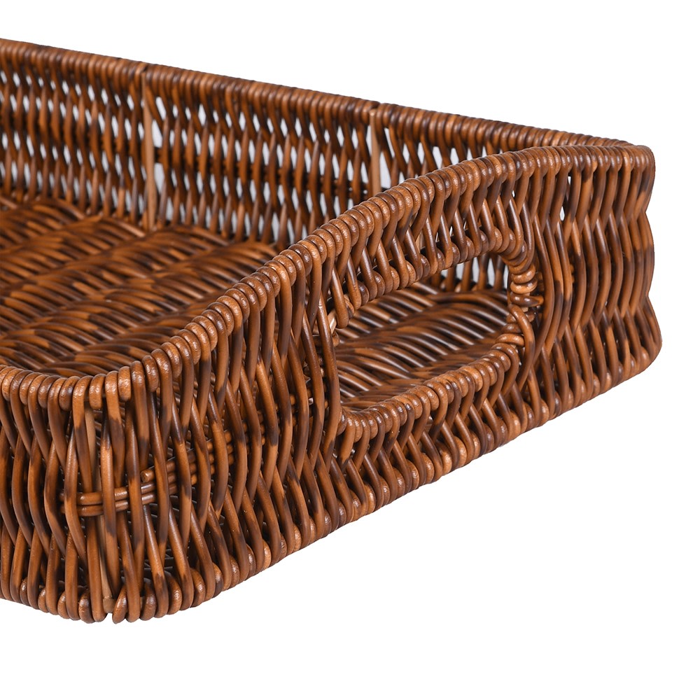 Rattan Style Trays (Set of 3)