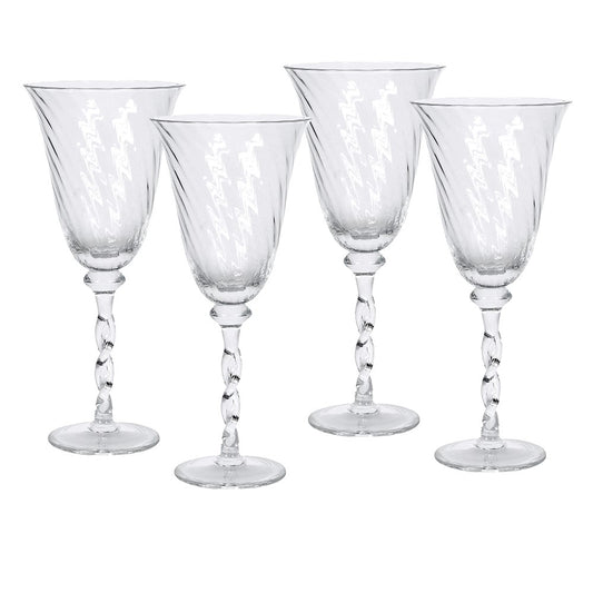 Twist Wine Glasses (set of 4)